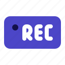 rec, video, recording, camera, record