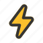 flash, thunder, bolt, lightning, camera, interface 