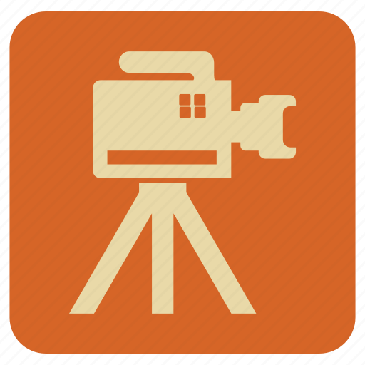 Camera, recorder, tripod, vintage icon - Download on Iconfinder