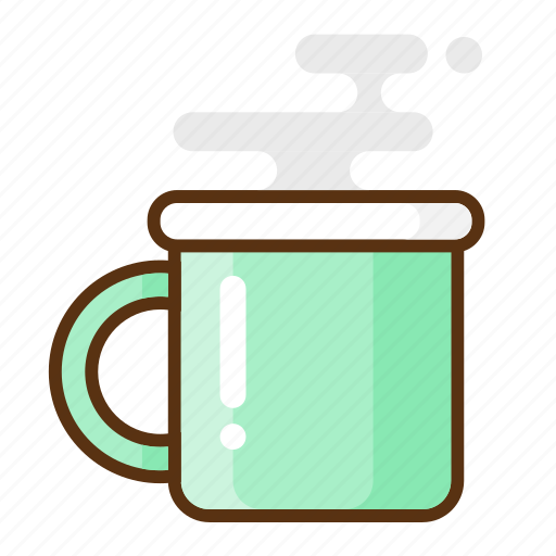 Camping, cup, glass, hot, mug, smoke icon - Download on Iconfinder