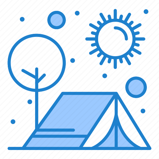 Camp, camping, outdoor, outdoors, sun icon - Download on Iconfinder