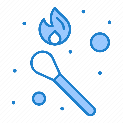 Fire, flame, match, stick icon - Download on Iconfinder