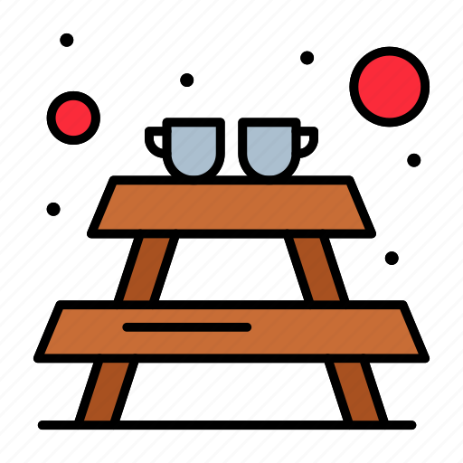 Bench, furniture, picnic icon - Download on Iconfinder