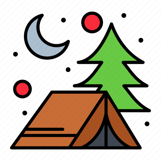 Adventure, camp, night icon - Download on Iconfinder