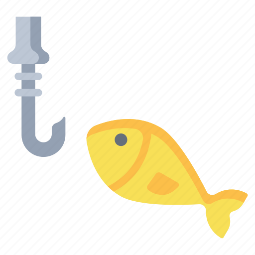 Fish, fishing, hook, rod icon - Download on Iconfinder