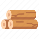 log, wood, wooden