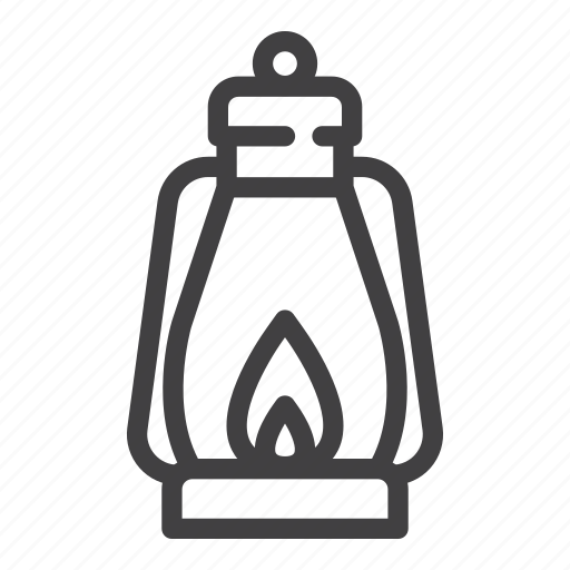 Fire, gas, lamp, lantern, light icon - Download on Iconfinder