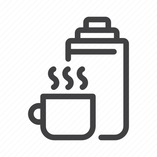 Coffee, cup, drink, hot, tea, thermos icon - Download on Iconfinder