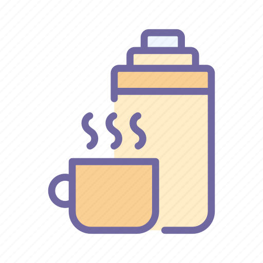 Thermos, tea, drink, hot, coffee, cup icon - Download on Iconfinder