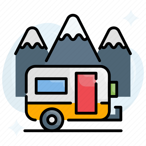 Camper, camping, transportation, travel, vacation icon - Download on Iconfinder