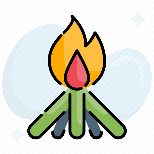 Bonfire, camp, campfire, fire, wood icon - Download on Iconfinder