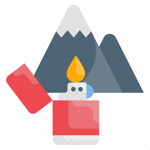 Lighter, burn, fire, flame, light icon - Download on Iconfinder