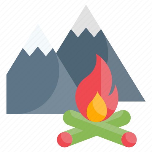 Baking, campfire, cooking, feeding, fire, food, pot icon - Download on Iconfinder