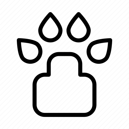 Footprint, foot, animal, print, paw, track, pet icon - Download on Iconfinder