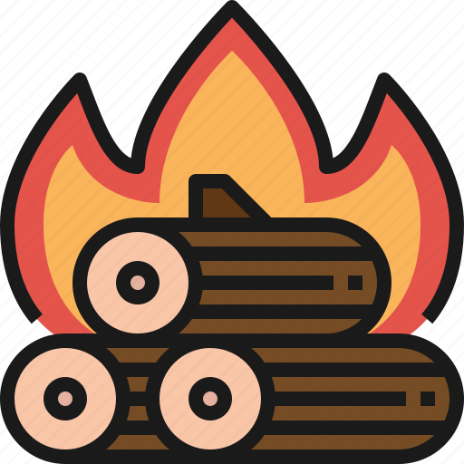 Camping, bonfire, fire, campfire icon - Download on Iconfinder