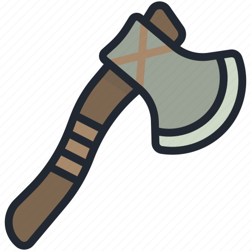Axe, hatchet, tool, weapon, woodcutter, wood icon - Download on Iconfinder
