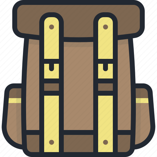 Backpack, bag, travel, camping, baggage, luggage icon - Download on Iconfinder