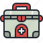 first aid kit, medical, emergency, medicine, medical box, camping 