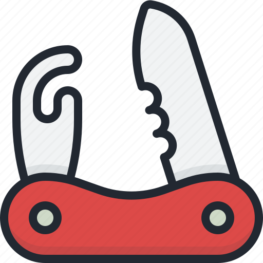 Swiss knife, pocket knife, knife, camping, tool, equipment icon - Download on Iconfinder