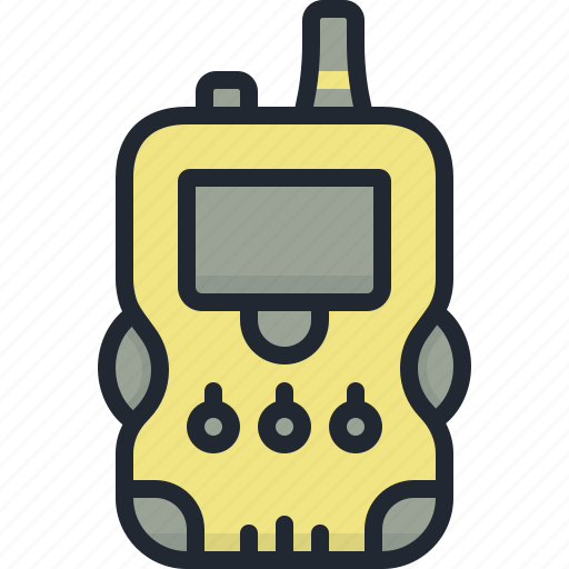 Walkie talkie, intercom, pager, radio, communication, camping icon - Download on Iconfinder