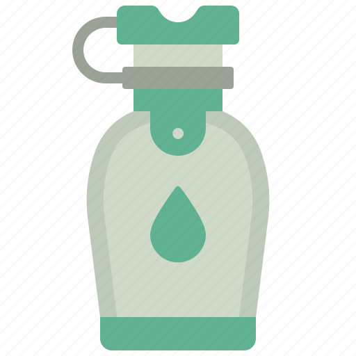 Canteen, flask, water, bottle, drink, camping icon - Download on Iconfinder