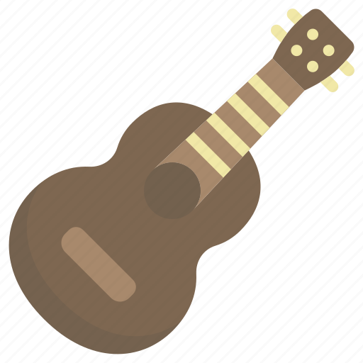 Guitar, music, musical instrument, instrument, acoustic guitar, camping icon - Download on Iconfinder