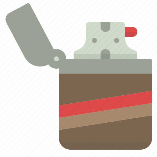 Lighter, zippo, gas, smoking, fire, camping icon - Download on Iconfinder