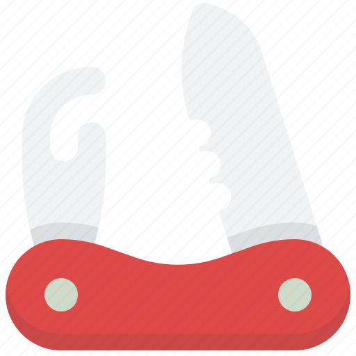 Swiss knife, pocket knife, tool, camping, equipment, knife icon - Download on Iconfinder