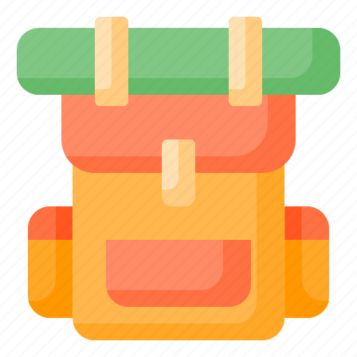Backpack, backpacker, bag, baggage, camping, travel, holidays icon - Download on Iconfinder