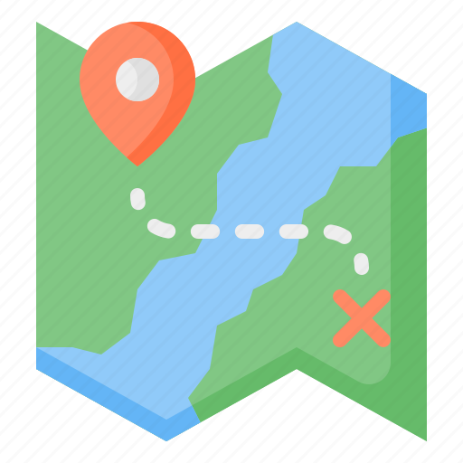 Map, location, position, pin, placeholder, navigation, gps icon - Download on Iconfinder