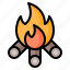 bonfire, campfire, fire, firewood, fireplace, flame, camping 