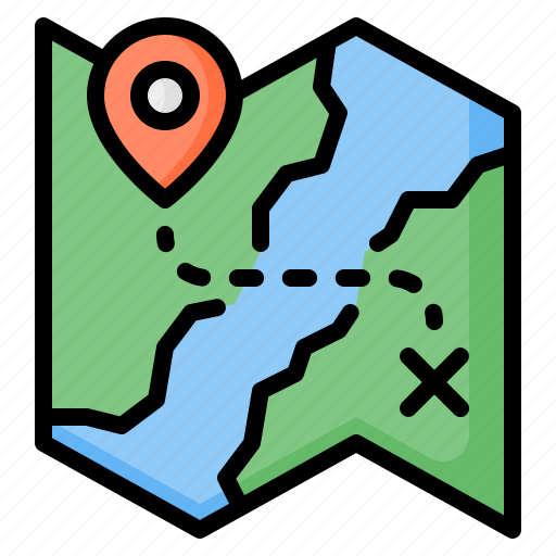 Map, location, position, pin, placeholder, navigation, gps icon - Download on Iconfinder