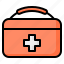 first aid kit, first aid, medical, medicine, emergency, bag, box 