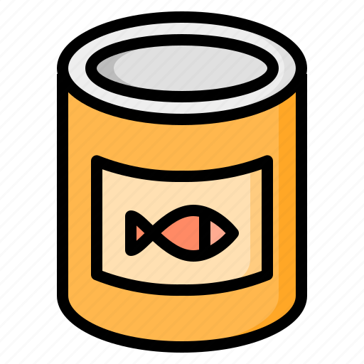 Canned food, tinned food, can, food, meal, fish, preserved icon - Download on Iconfinder