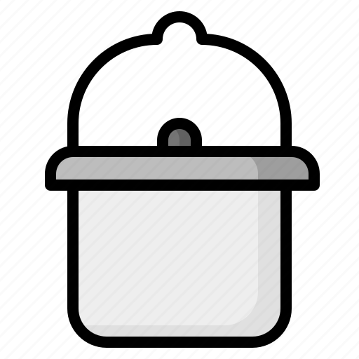 Pot, cauldron, cookware, kitchenware, cook, cooking, camping icon - Download on Iconfinder