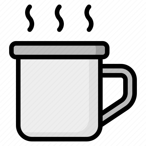 Cup, mug, drink, hot drink, coffee cup, tea cup, camping icon - Download on Iconfinder