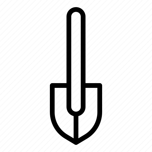 Shovel, tool, construction, equipment, tools, camp, camping icon - Download on Iconfinder