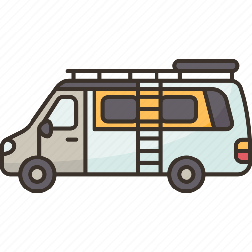Camping, van, motorhome, travel, adventure icon - Download on Iconfinder