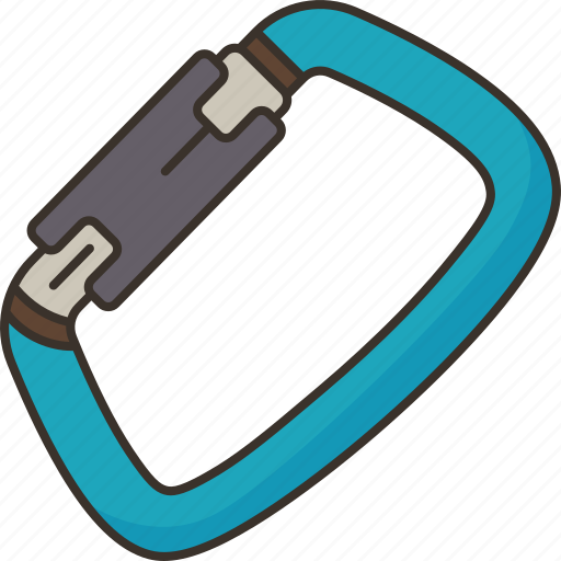 Carabiner, buckle, hook, clip, climbing icon - Download on Iconfinder