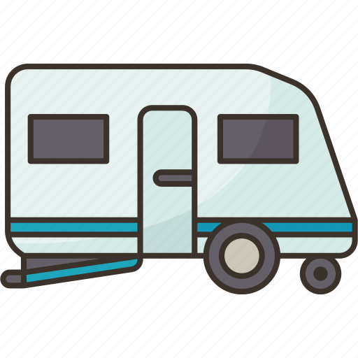 Caravan, camping, motorhome, automobile, travel icon - Download on Iconfinder