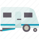 caravan, camping, motorhome, automobile, travel