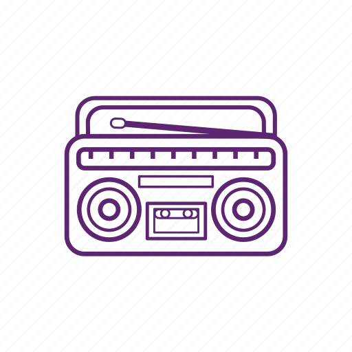 Camping, entertainment, music, radio icon - Download on Iconfinder
