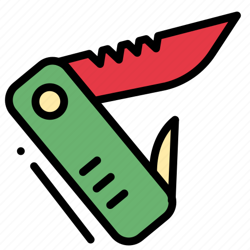Camping, vacation, trip, nature, adventure, knife, cut icon - Download on Iconfinder