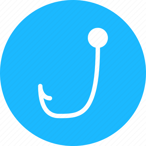 Fish, fish hook, fishing, hook icon - Download on Iconfinder