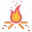 bonfire, burn, fire 