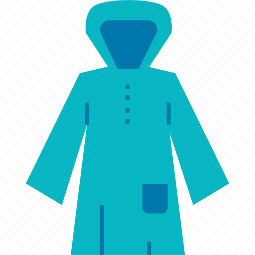 Raincoat, camping, gear, protective, rain, weather, rainy icon - Download on Iconfinder