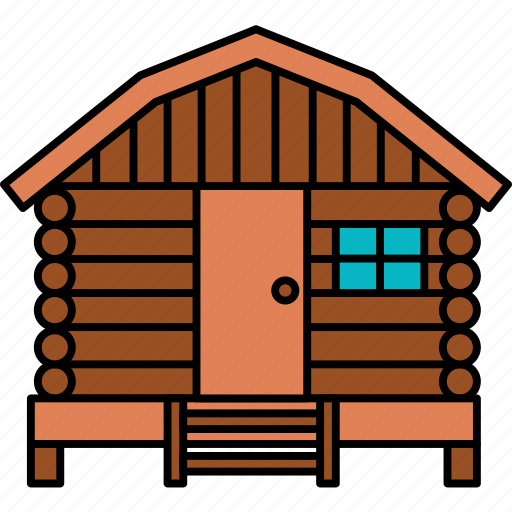 Cabin, wood, camping, house, home, resort, architecture icon - Download on Iconfinder
