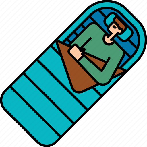 Sleeping, camping, adventure, comfortable, vacations, outdoors, sleep icon - Download on Iconfinder