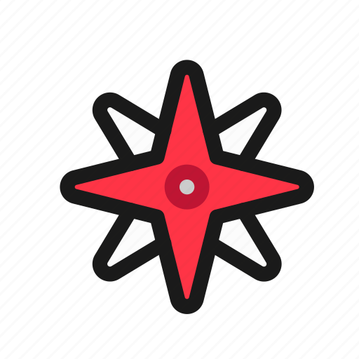 Compass, direction, navigation, map, geographic, cardinal, rose icon - Download on Iconfinder