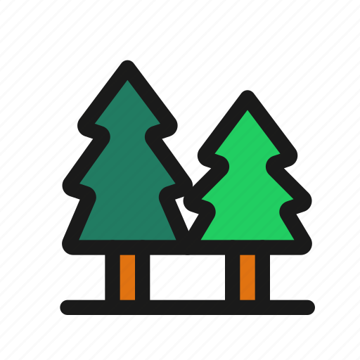Forest, pine, tree, plant, christmas, nature, mountain icon - Download on Iconfinder